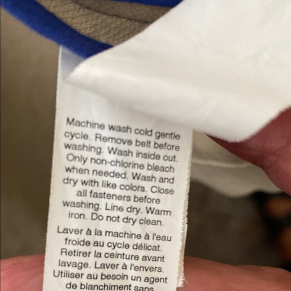 Gap Khaki Trench Coat Large Removable Hood 100% Cotton Preppy - Picture 10 of 15